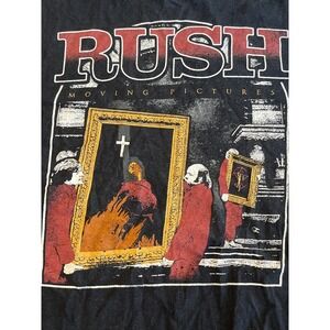 Rush Moving Pictures Band T-Shirt Mens XL Black Graphic Rock Tee 2013 RN 93846